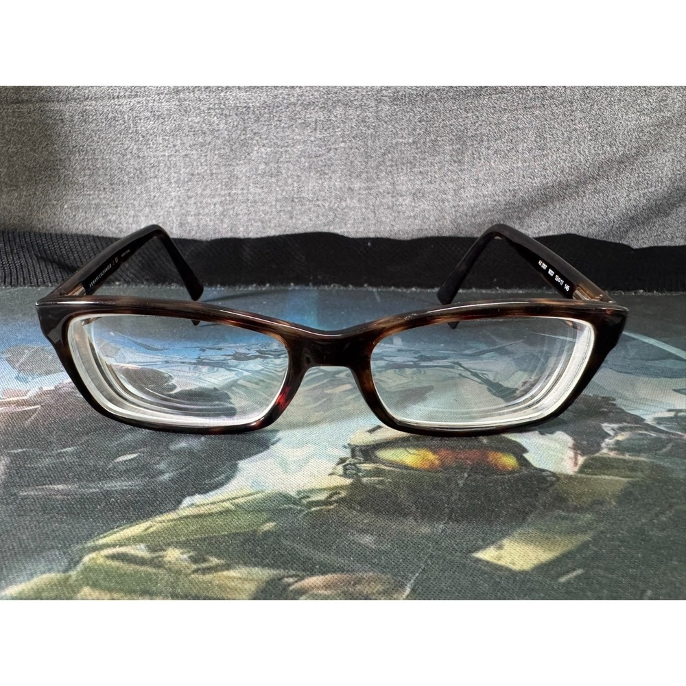 Armani Exchange AX3007 8037 Men Brown Tortoise Rectangular Eyeglasses Frame Only